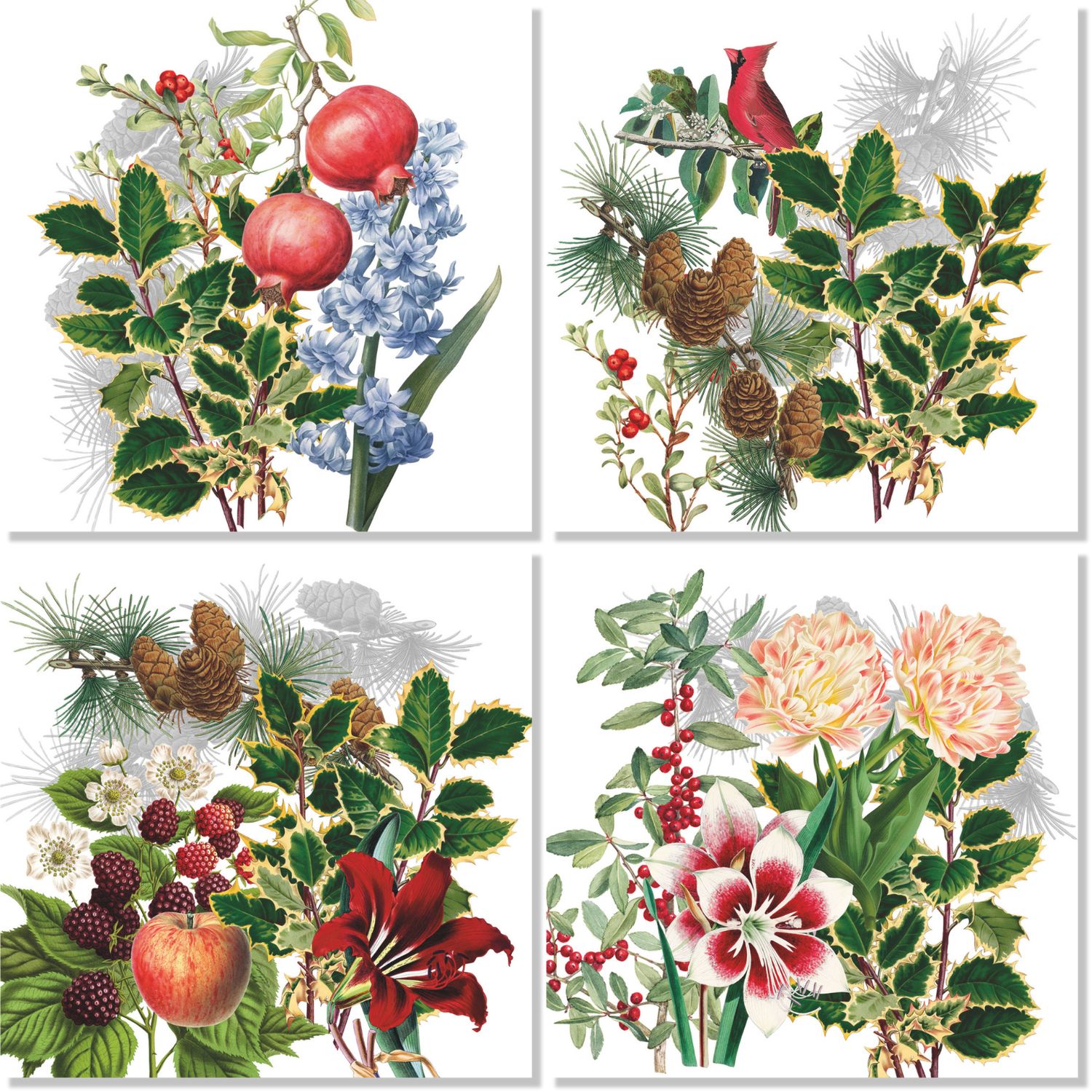 Set 4 tovaglioli in lino 43x43 Natalia The Napking