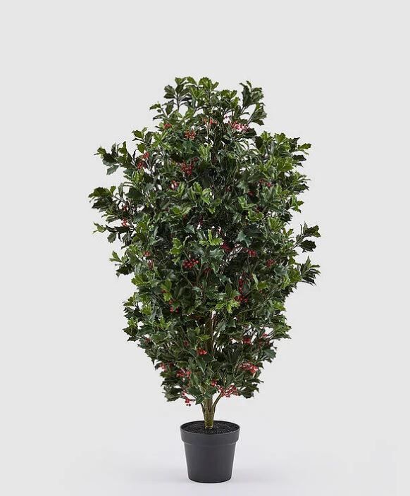 Pianta artificiale agrifoglio con bacche anti-UV h.129 Edg Enzo De Gasperi