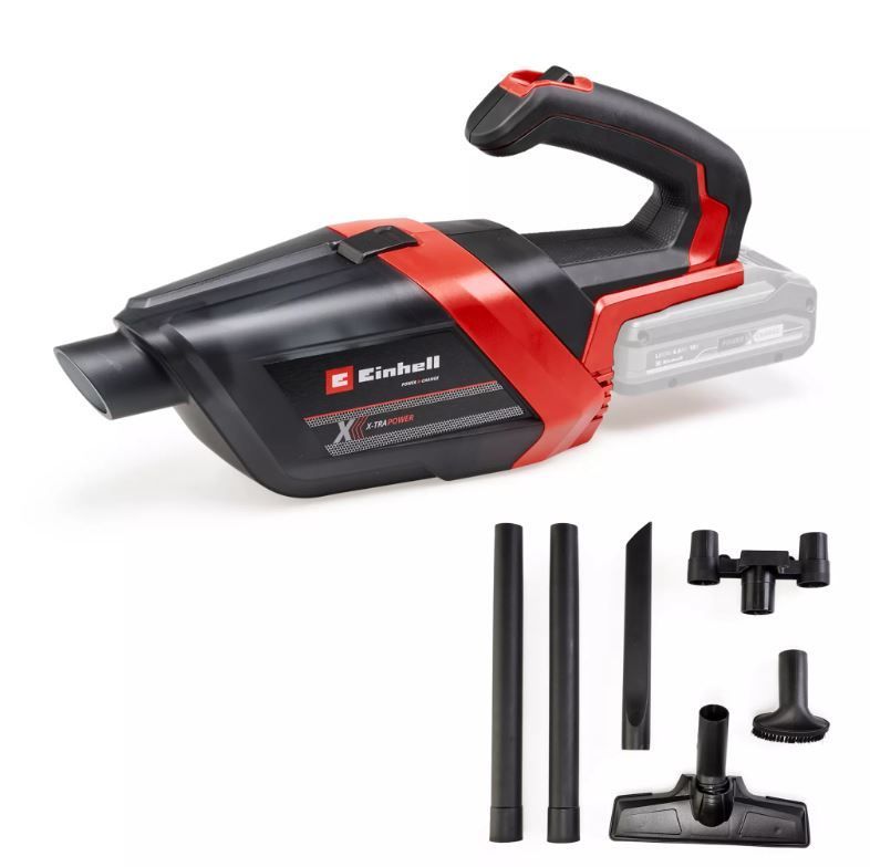 Aspirapolvere manuale a batteria TE-HV 18/06 Li - Solo cod.2347190 Einhell Aspirapolvere manuale a batteria TE-HV 18/06 Li - Solo cod.2347190 Einhell