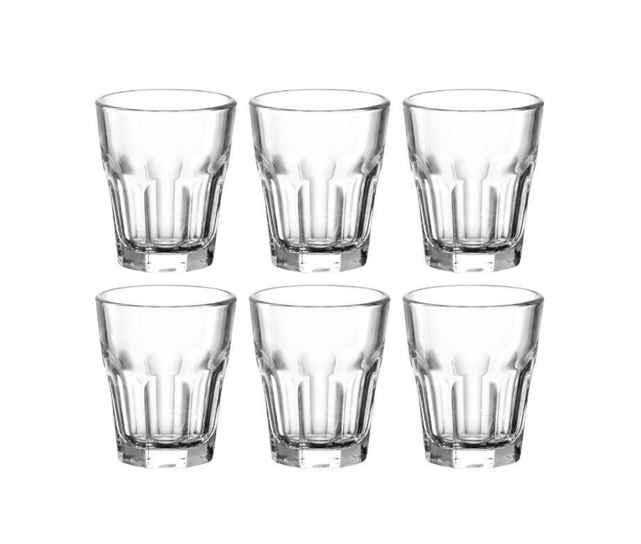Set 6 bicchierini grappa 50ml Rock Leonardo