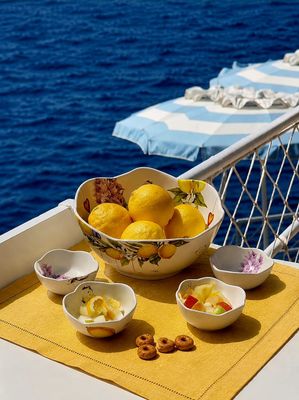 Set macedonia in ceramica fantasia Mediterraneo Ceramiche Viva Set macedonia in ceramica fantasia Mediterraneo Ceramiche Viva