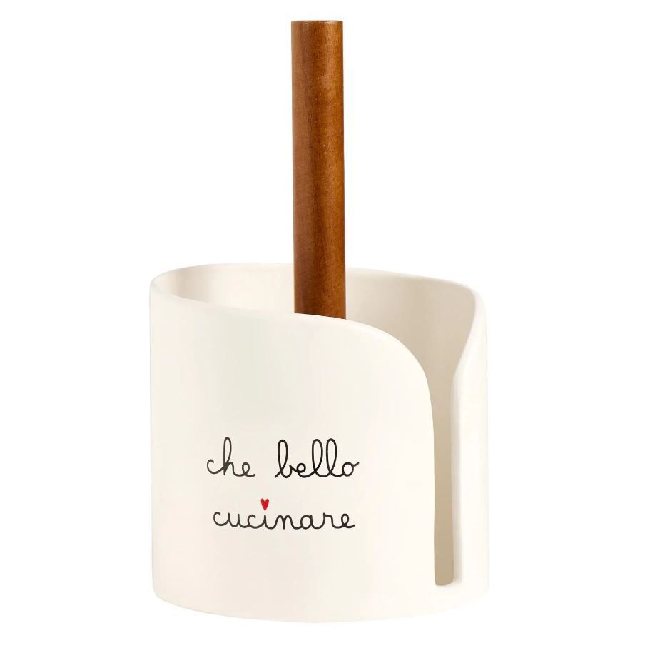 Portarotolo da cucina in gres Che Bello Cucinare Simple Day