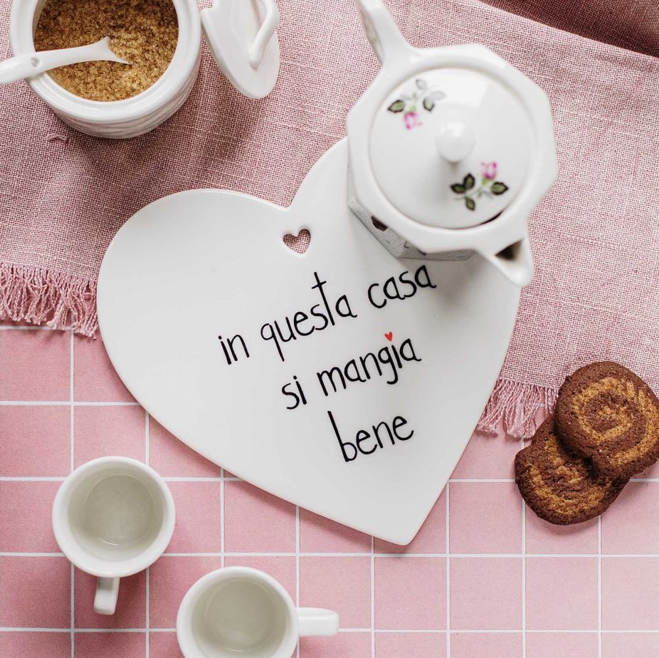 Sottopentola in gres 22x20 In questa Casa si mangia Bene Simple Day