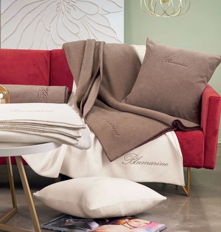 Plaid in pile 140x190 Soft Blumarine Home Collection