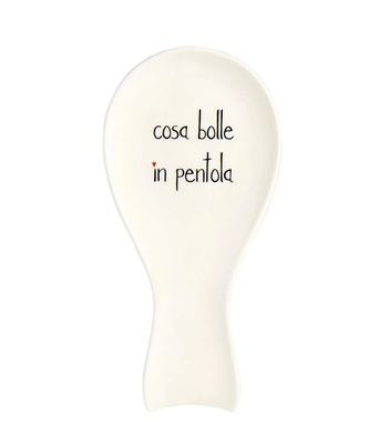 Poggiamestolo in gres Cosa Bolle in Pentola Simple Day Poggiamestolo in gres Cosa Bolle in Pentola Simple Day