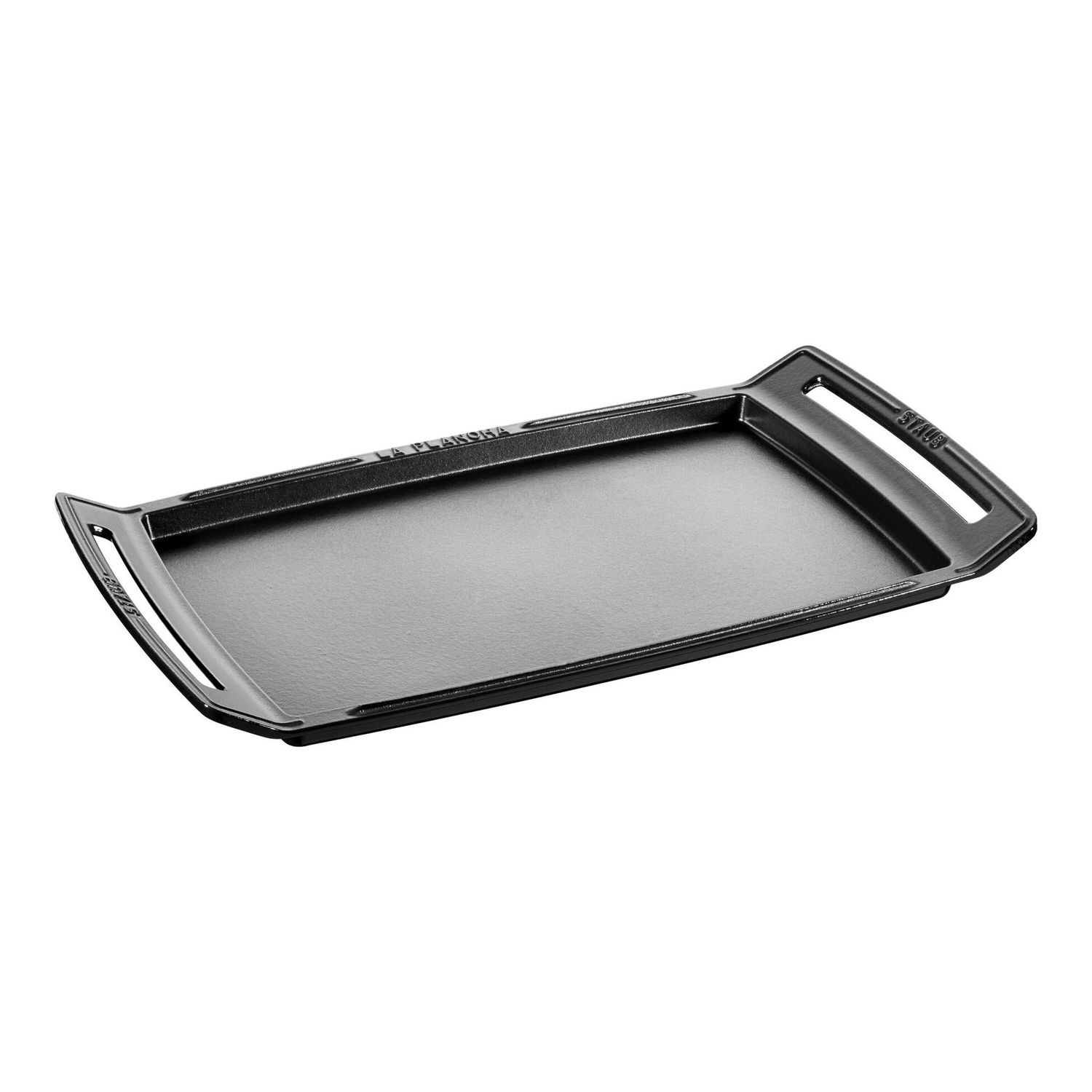 Piastra in ghisa nero lucido 38x25 Staub Piastra in ghisa nero lucido 38x25 Staub
