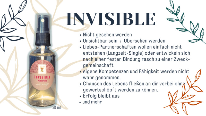 INVISIBLE  ...  Unsichtbar