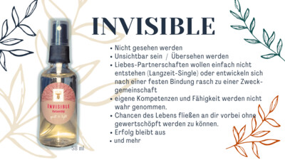 INVISIBLE ... Unsichtbar INVISIBLE ... Unsichtbar