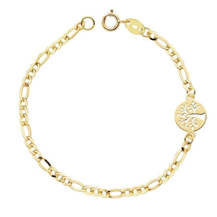 18K PULSERA CARTIER 18 CM ARBOL VIDA