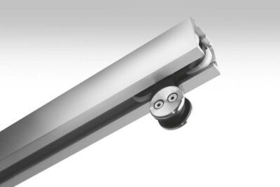 Primeline Sliding Door Track - Satin Anodised