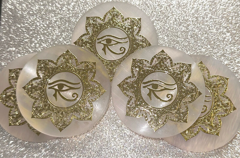 Eye Of Ra Selenite Charging Disk
