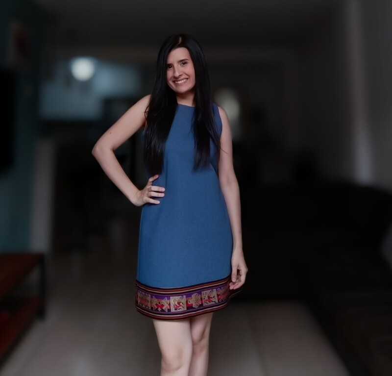 Vestido Lali Blue