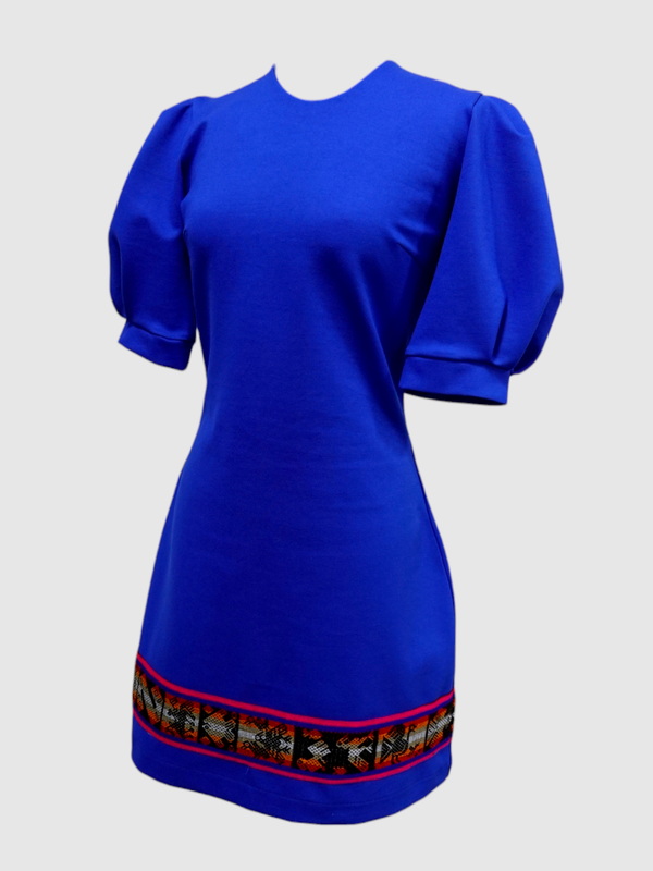 Vestido mangas abullonadas