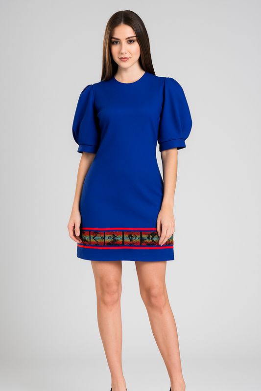 Vestido mangas abullonadas