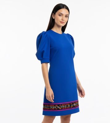 Vestido mangas abullonadas