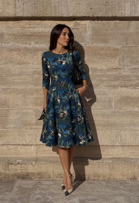 Vestido Luz del bosque manga 3/4
