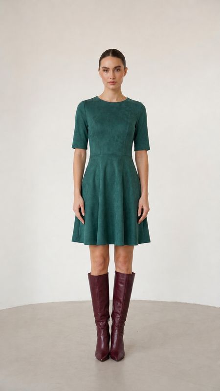Vestido Adriana Suede