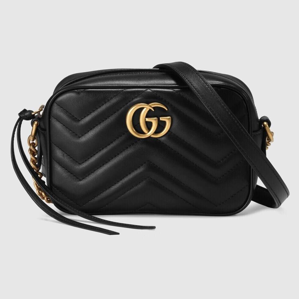 GG Marmont Camera Bag Black