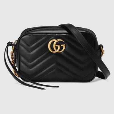 GG Marmont Camera Bag Black