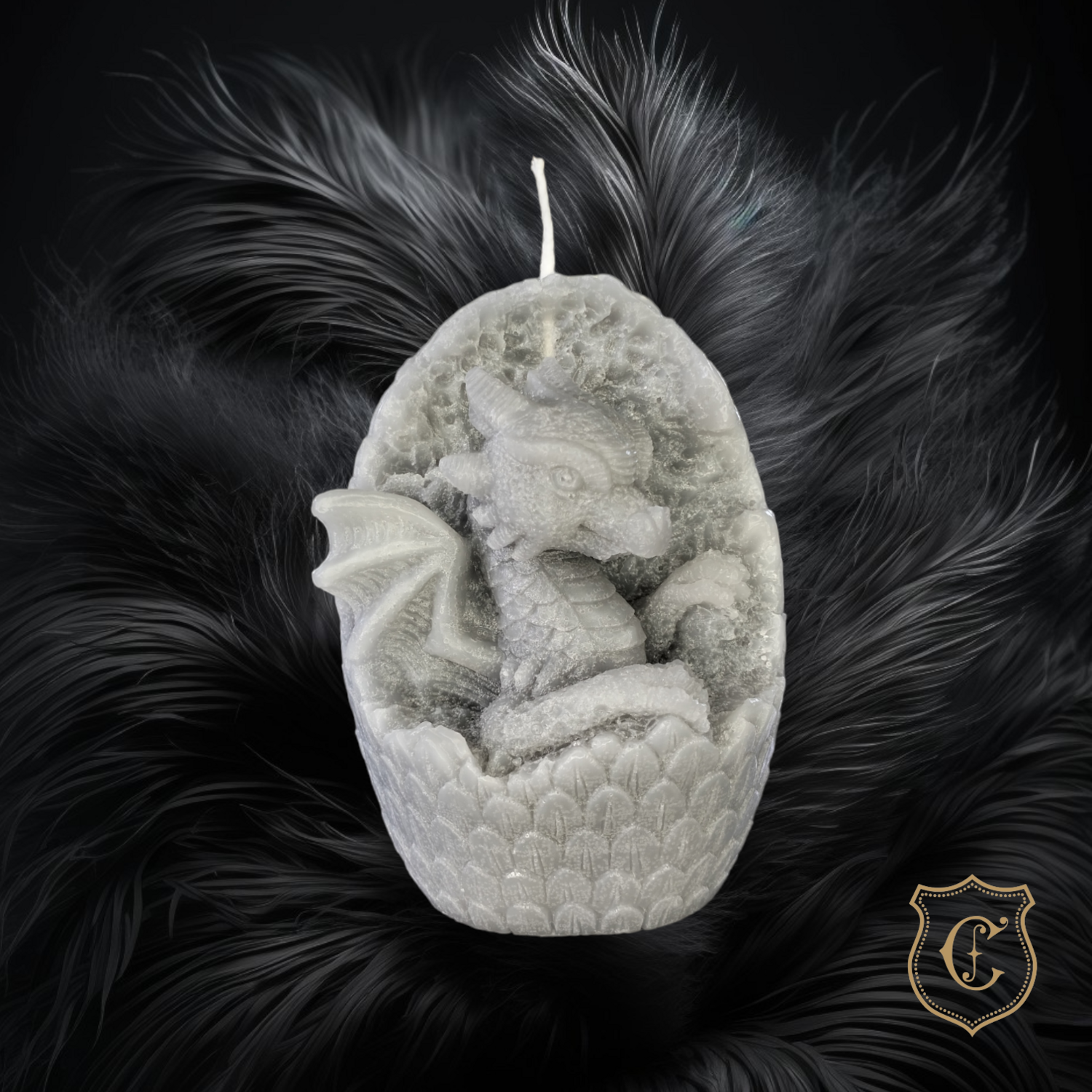 Bébé dragon - Gris