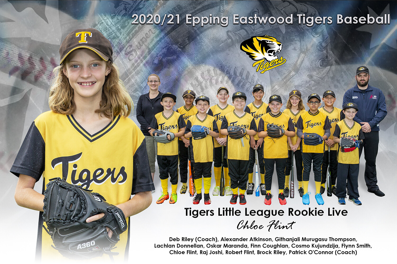Team + Individual Photo 12x8 Inches (305mm x 203mm)