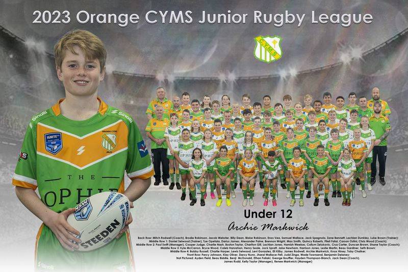 Team + Individual Photo 12x18 Inches (305mm x 457mm)