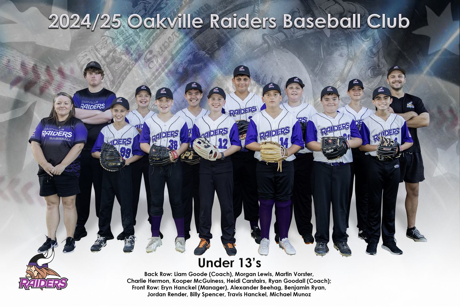 Team Photo 12x18 Inches (305mm x 457mm)
