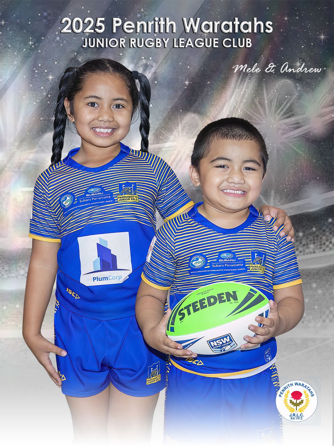 Sibling Photo 8x10 inches (203mm x 254mm)
