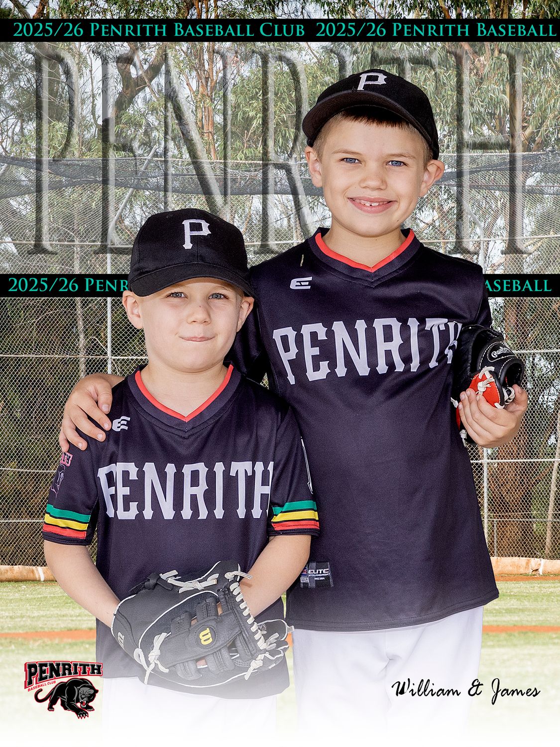 Sibling Photo 6x8 Inches (152mm x 203mm)