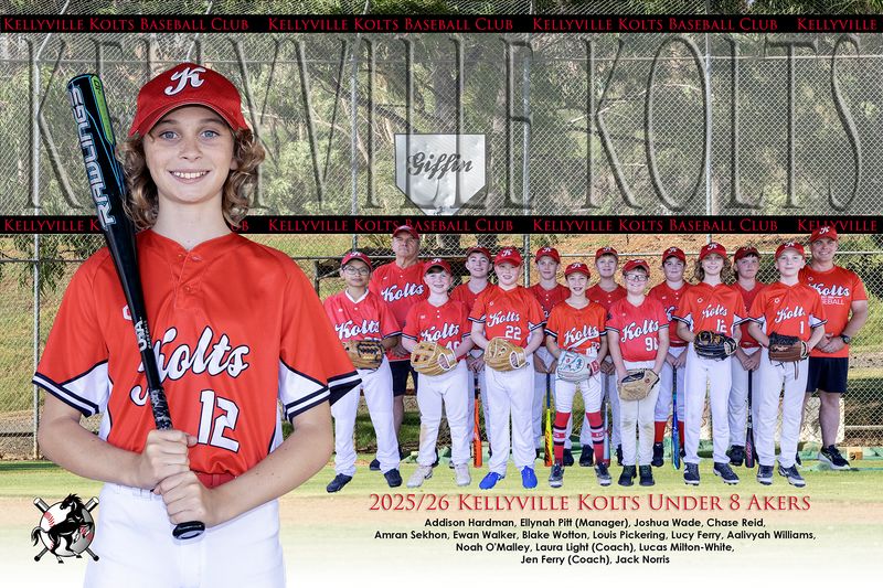 Team + Individual Photo 12x18 Inches (305mm x 457mm)