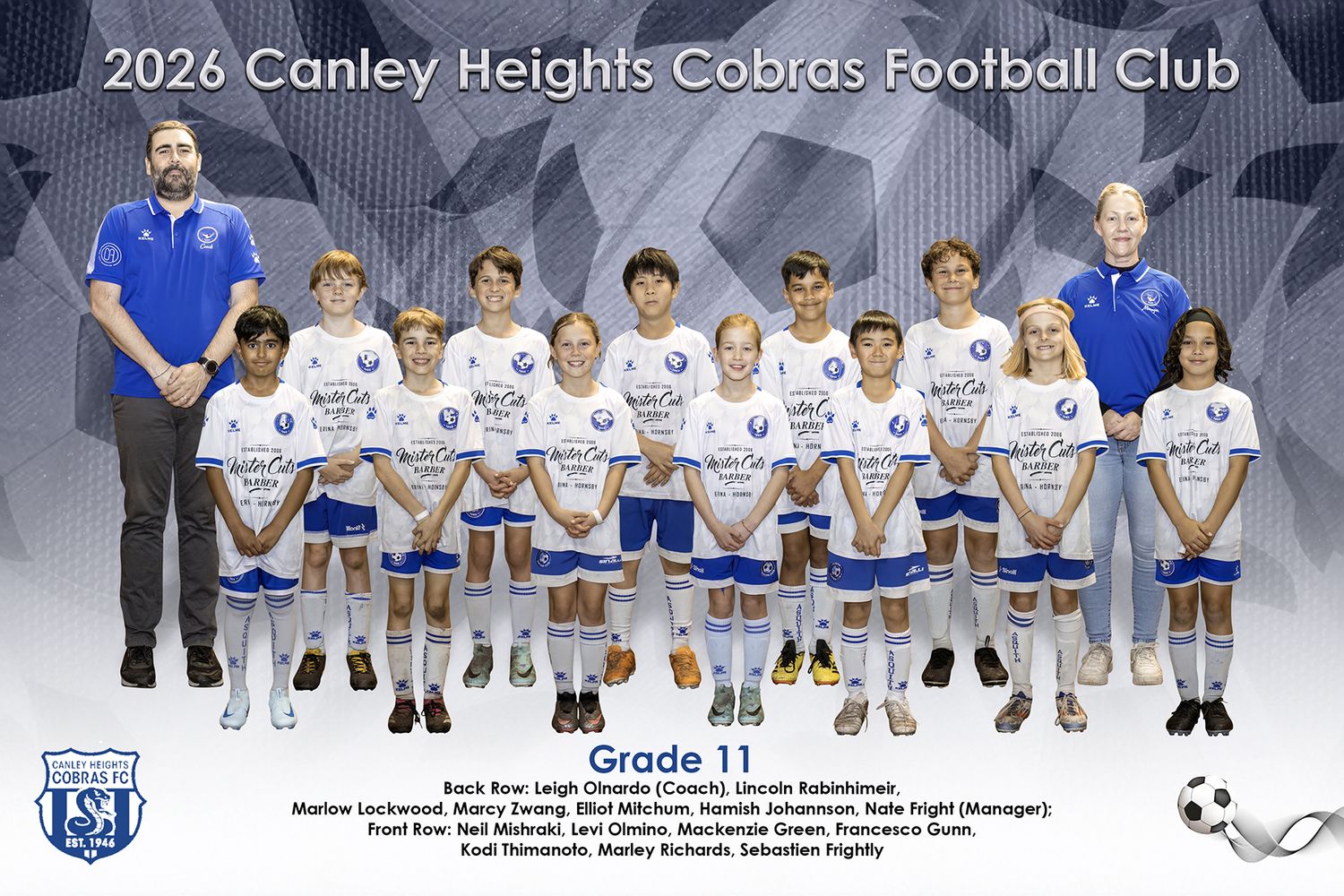 Team Photo 12x18 Inches (305mm x 457mm)