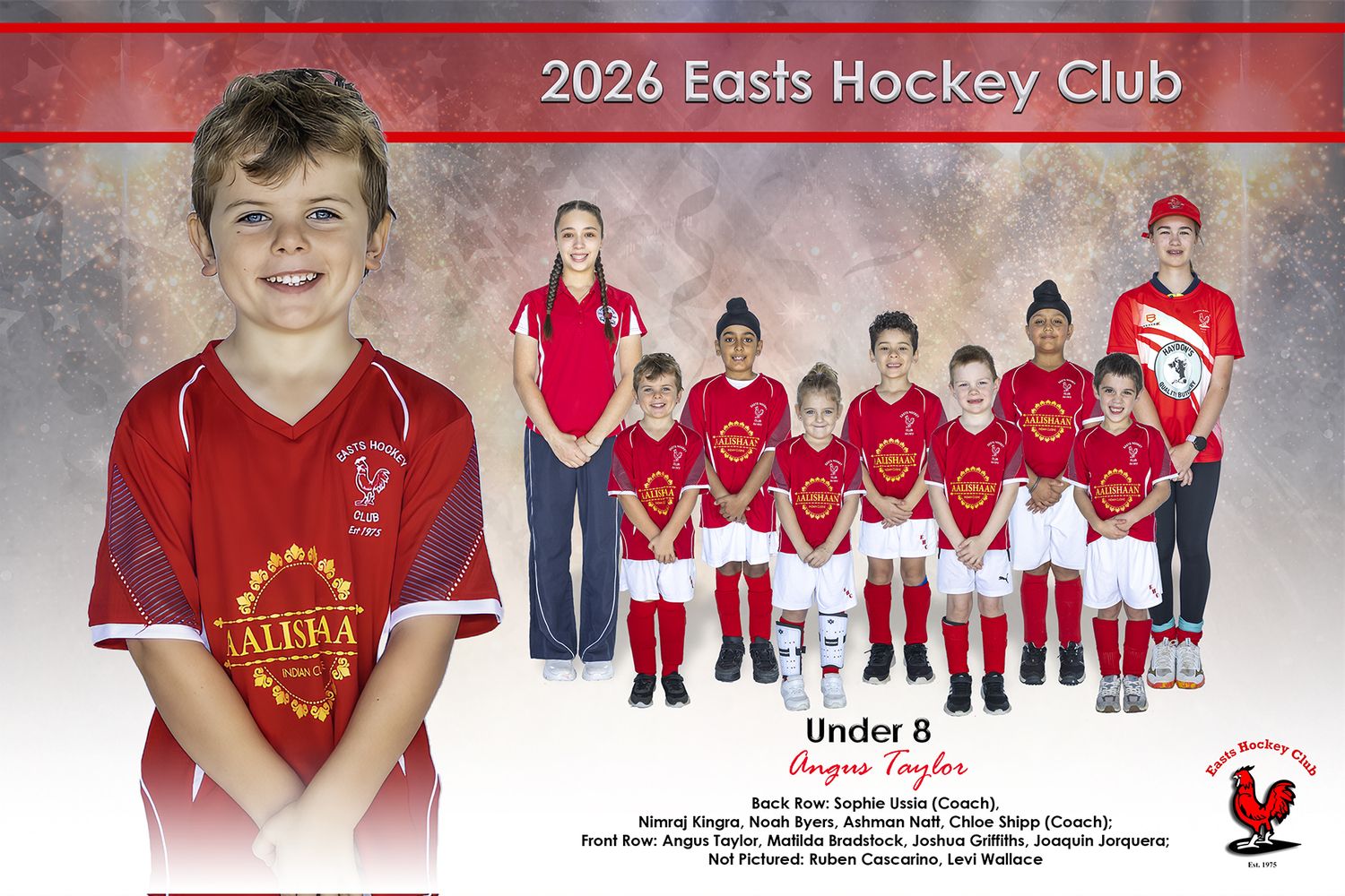 Action Package &amp;  Team + Individual Photo 12x18 Inches (305mm x 457mm)