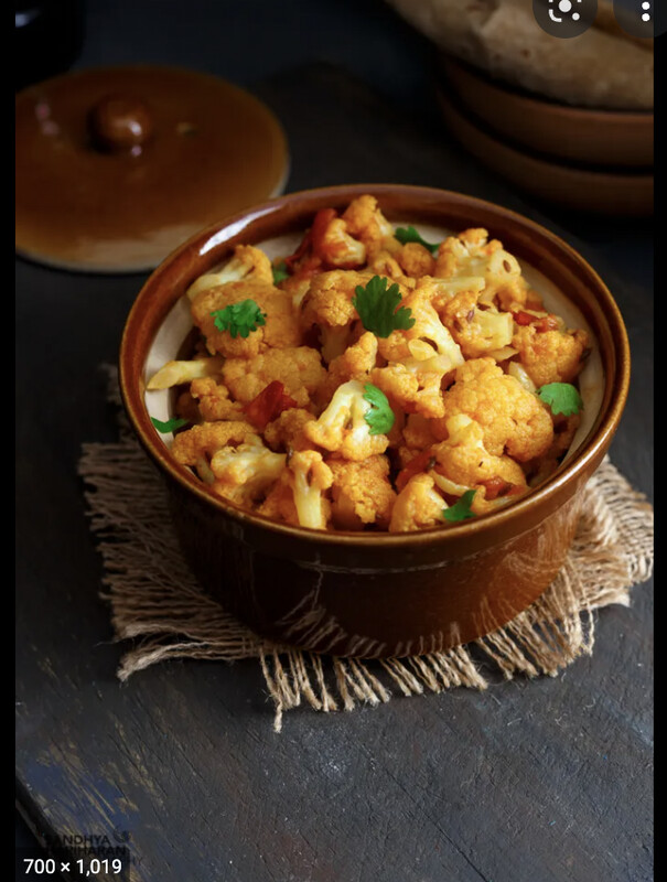 Cauliflower Bhaajee