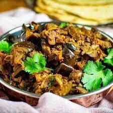 Bhaajee aux Aubergines