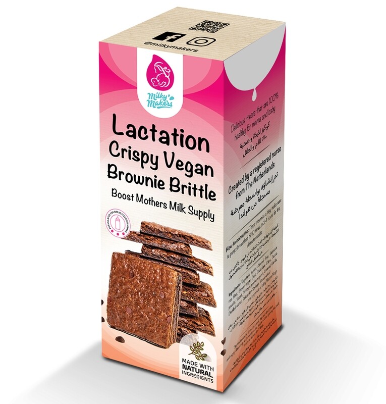 Lactation Crispy Vegan Brownie Brittle