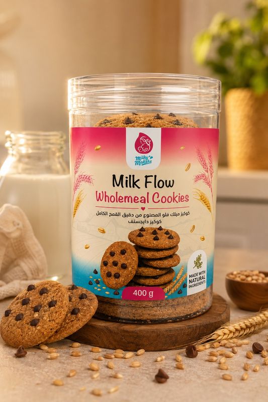 Milk Flow Wholemeal Cookies