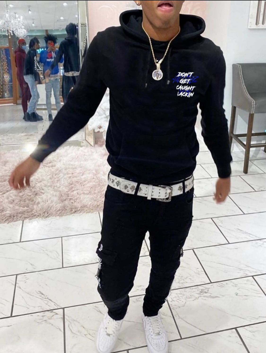 Men’s printed hoodie