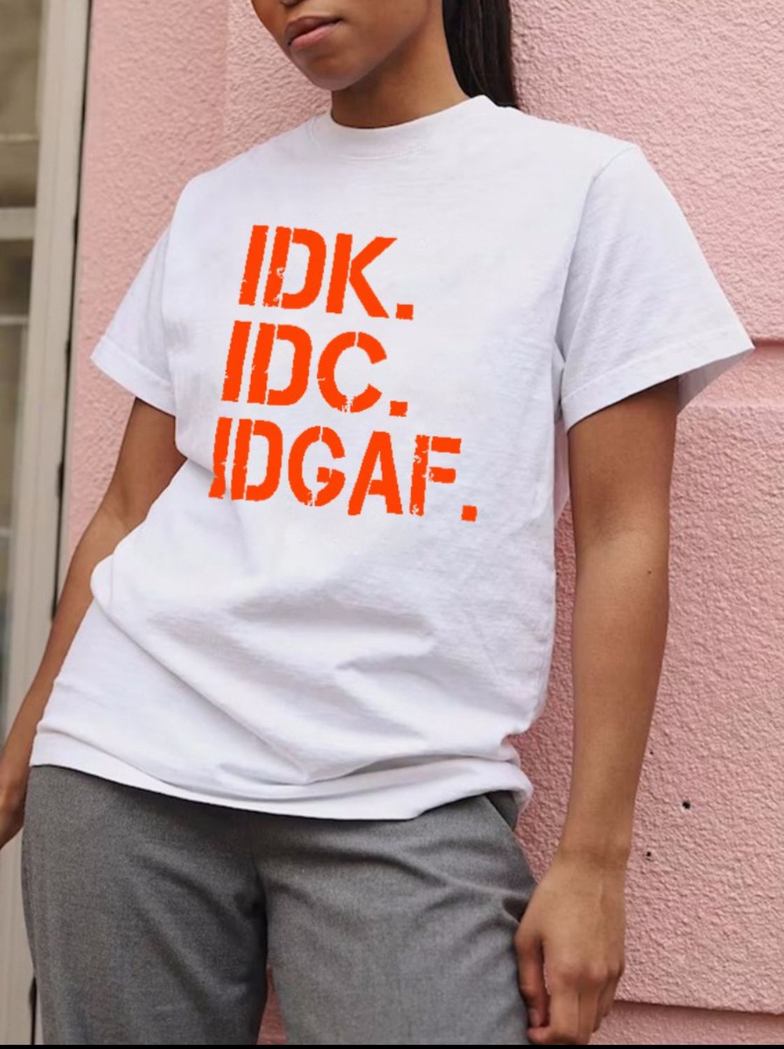 Idgaf tee shirt