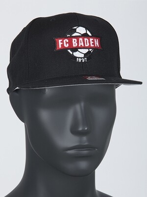 Baseball-Cap Schwarz mit Logo farbig Baseball-Cap Schwarz mit Logo farbig