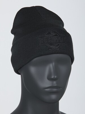 Mütze/Beanie Schwarz Logo Schwarz