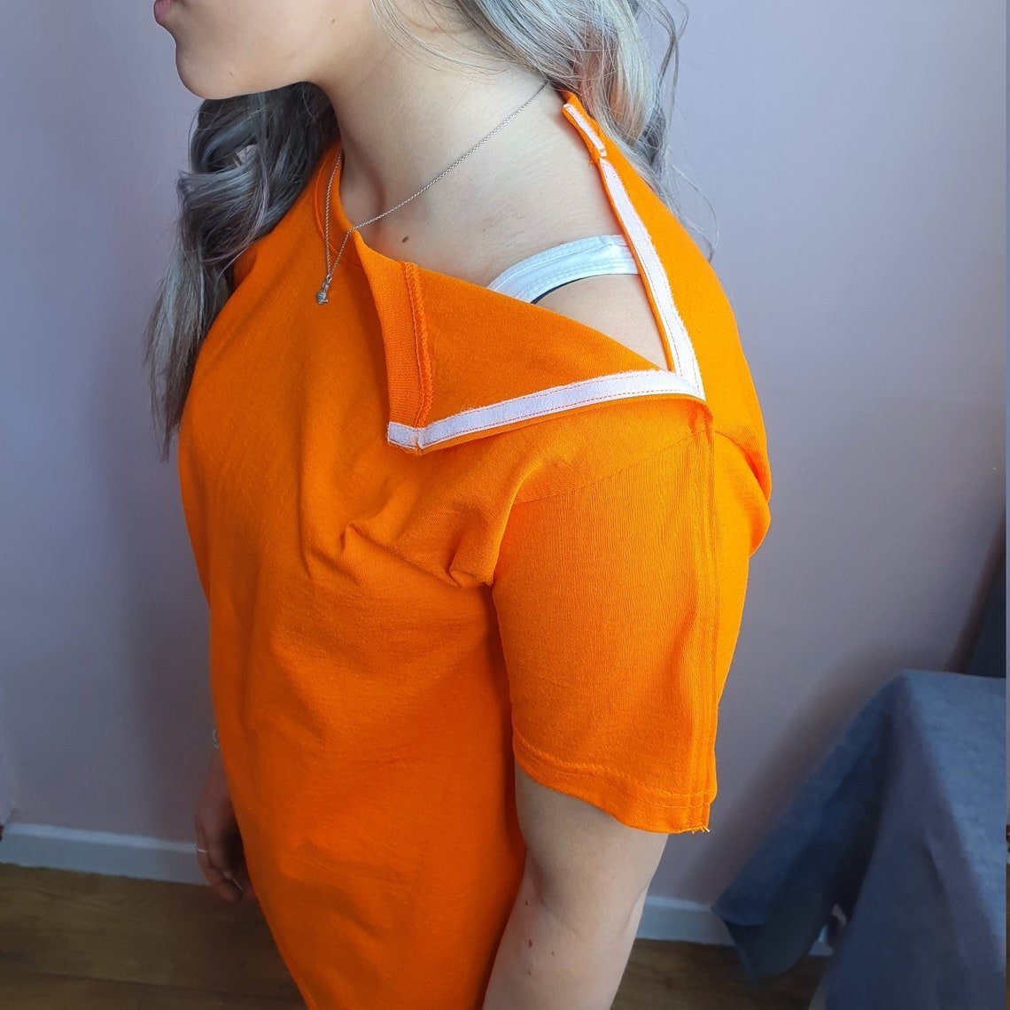 Shoulder Opening T-Shirt | Adult