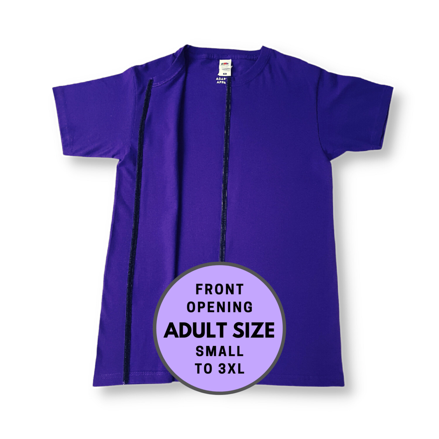 Front Opening T-Shirt | Adult