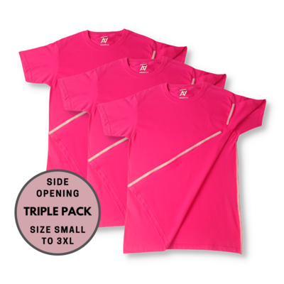 3 Pack Side Opening T-Shirts, Broken Arm Clothing