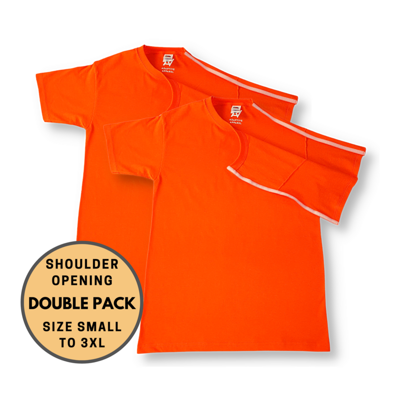 2 Pack Shoulder Opening T-Shirt