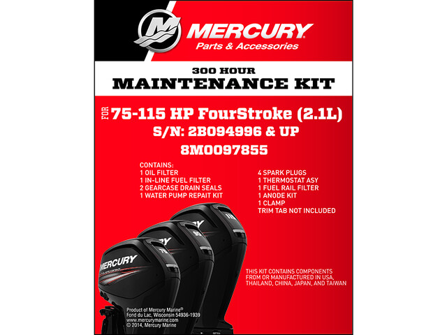 KIT TAGLIANDO 300 H - 75/115 HP 4S 2.1L