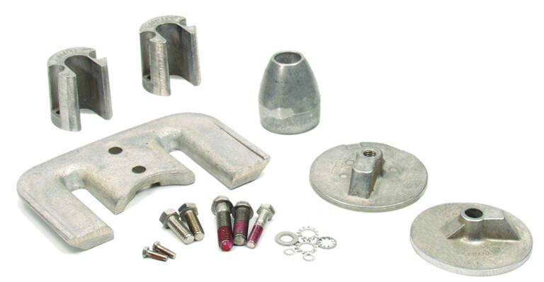 ANODI KIT PIEDE BRAVO III MERCURY