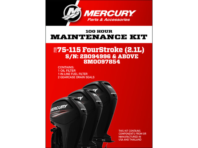 KIT TAGLIANDO 100 H - 75/115HP 4S 2.1L