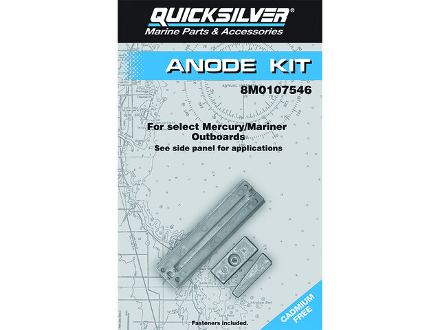 ANODI KIT F80-100-115 EFI  F40 EFI PRO MERCURY