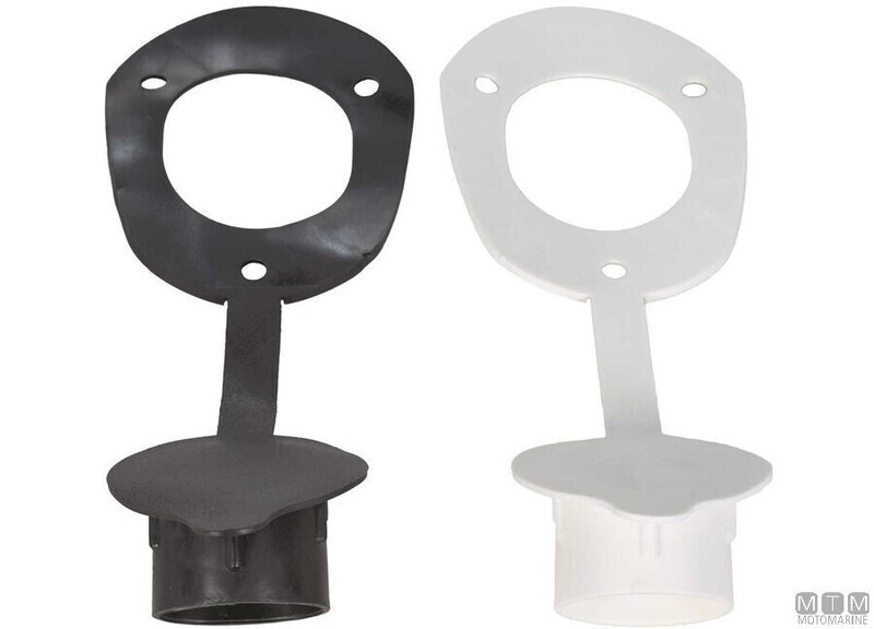 TAPPO IN PVC PER PORTACANNE  D40 BLACK