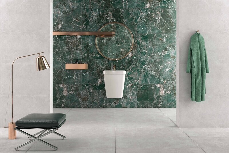 Galaxy Green Porcelain Polished Marble Tiles